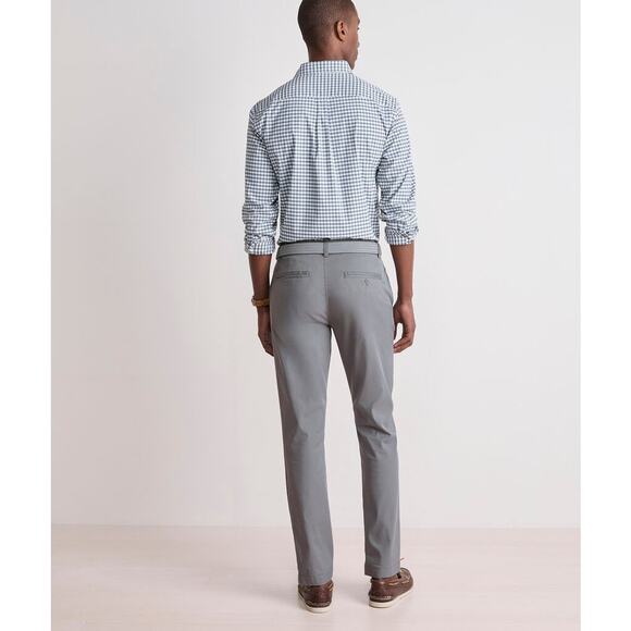 Chilmark Chinos 32x34 Vineyard Vines grey career casual work SLIM preppy pants - Picture 3 of 10